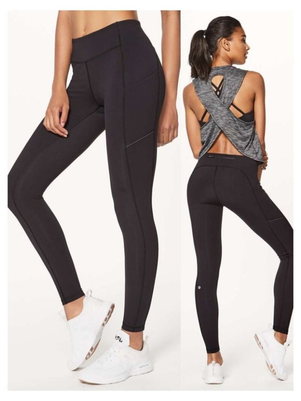 LULULEMON Speed Up Tight Full-On Luxtreme 28" Size 4 Black